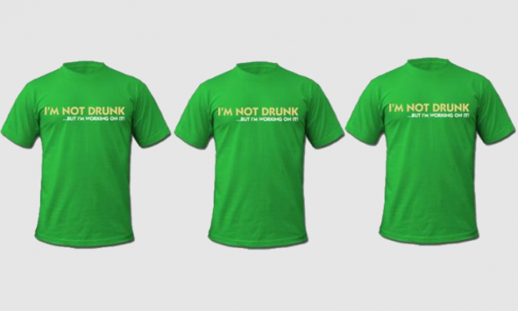 I'm Not Drunk... But I'm Working On It t-shirt